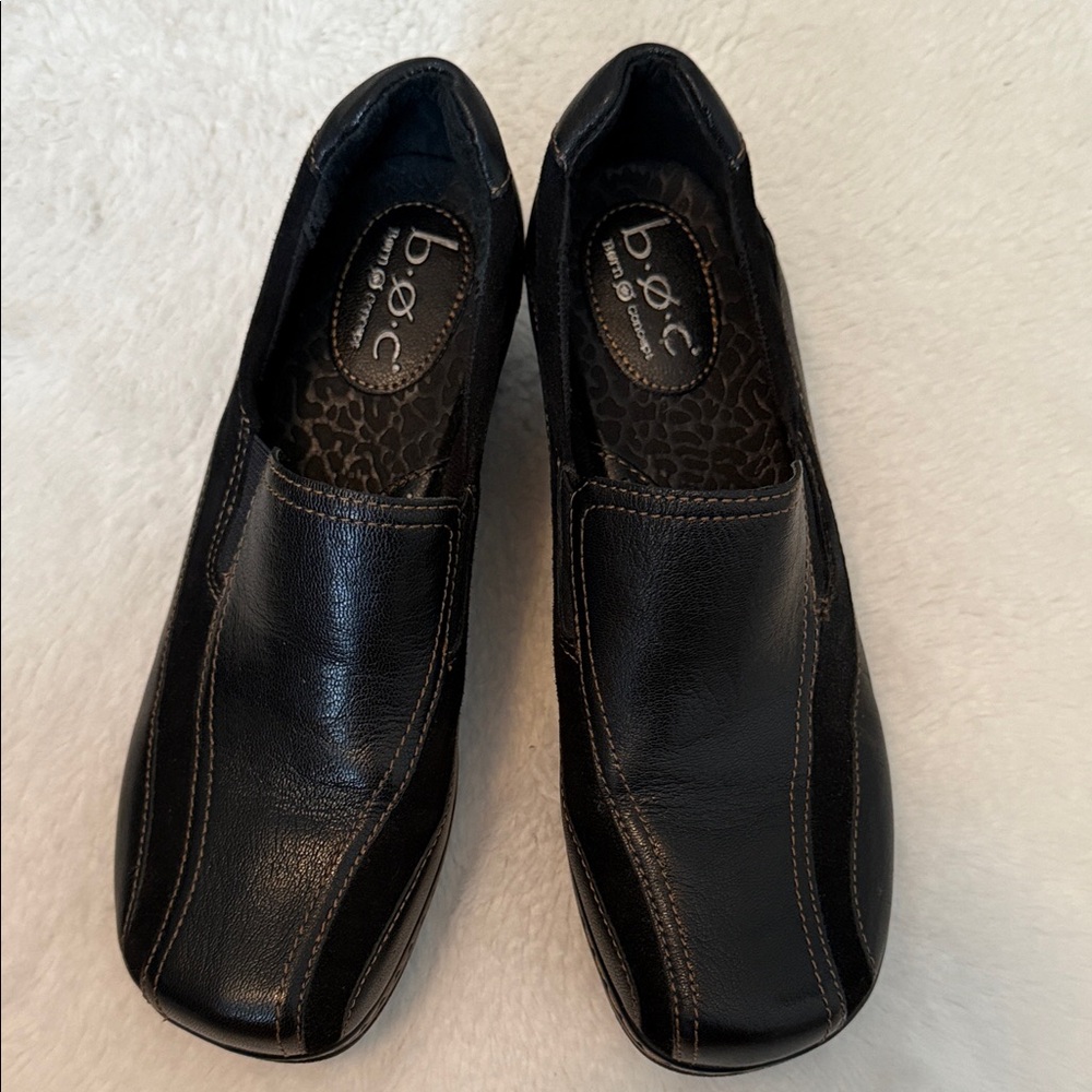 b.o.c. Black Slip-On Loafers New no box Size 9